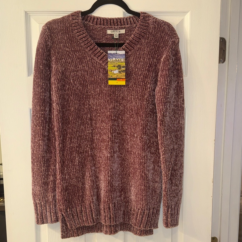 Orvis Women’s Chenille Sweater - Mauve Color